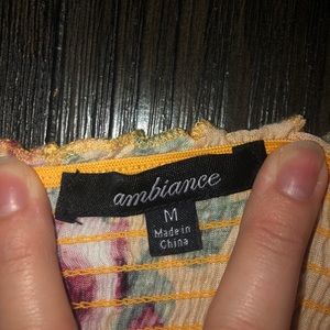 Floral Print Tube Top